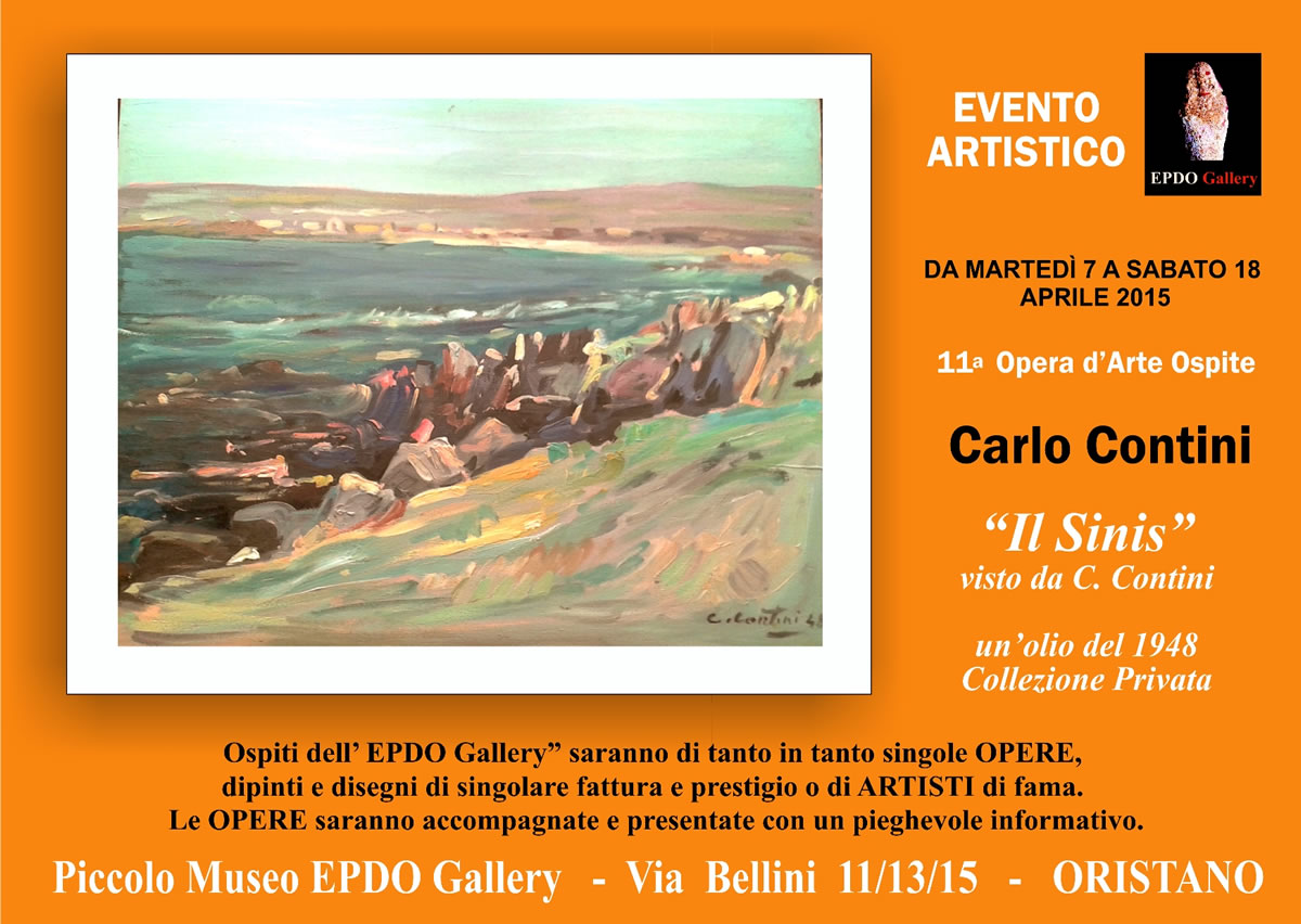 Carlo Contini - EPDO Gallery - Via Bellini 15 ORISTANO